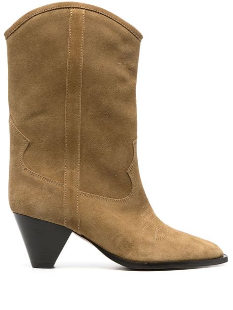 isabel marant suede cowboy boots